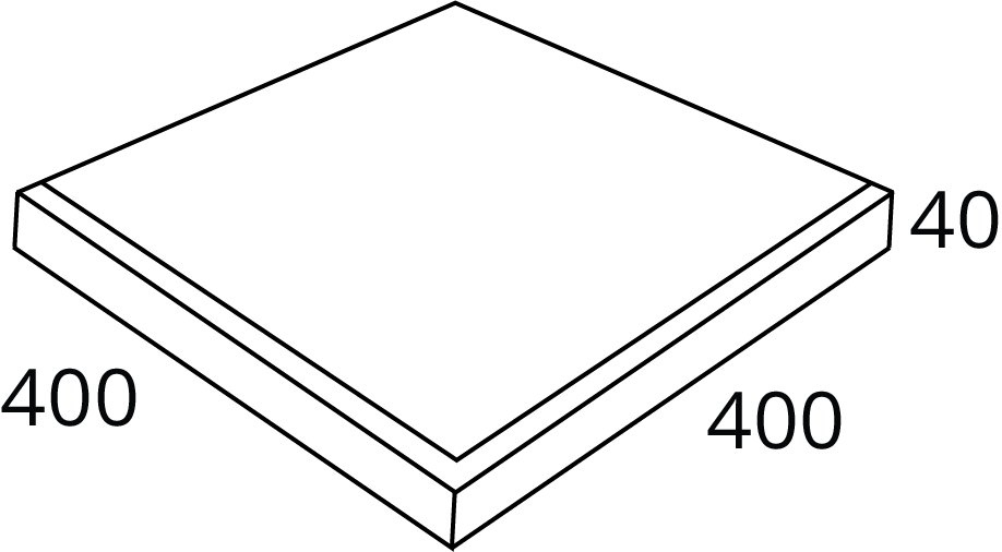 Large Format - 400x400x40