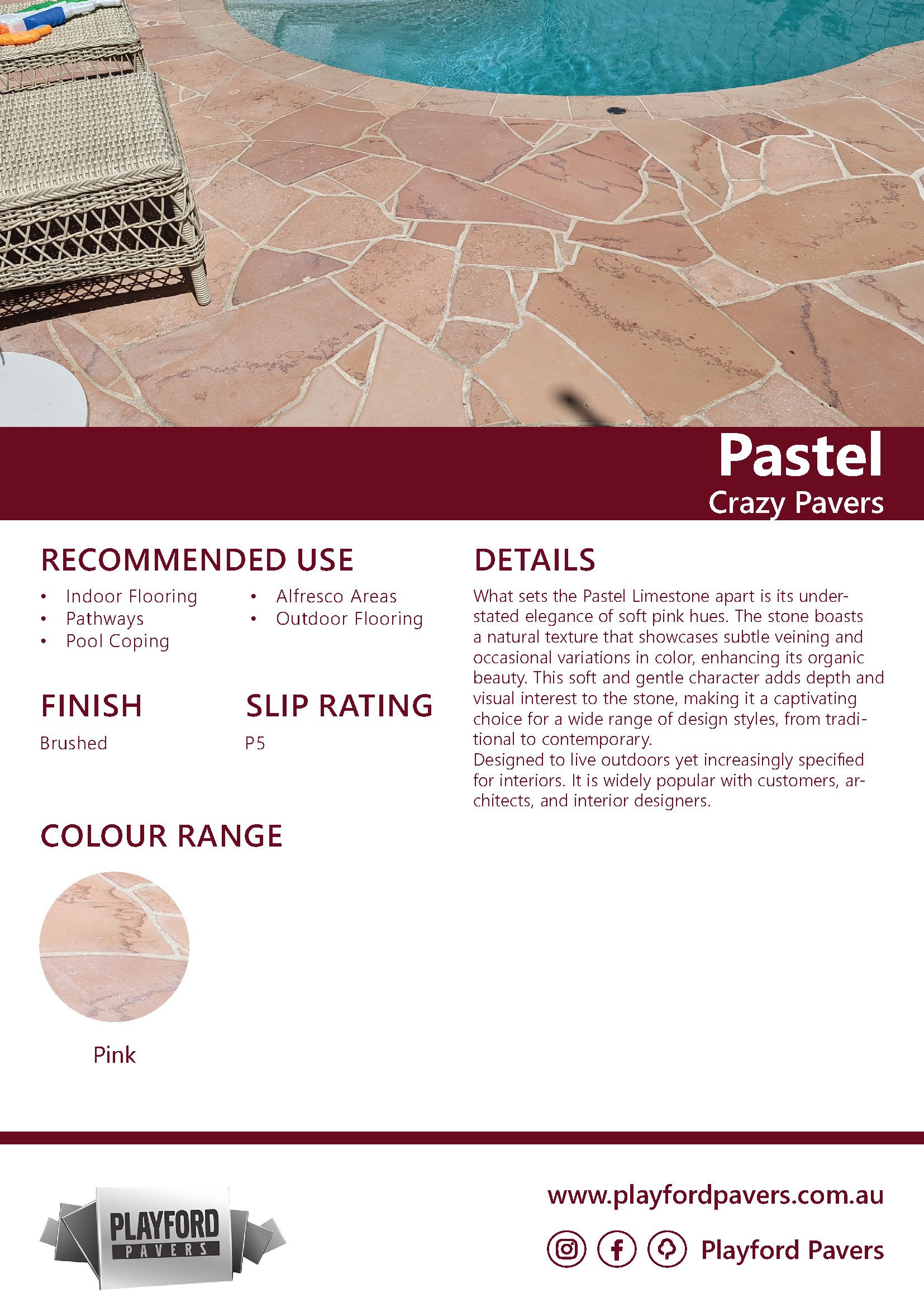 Crazy Pavers - Pastel