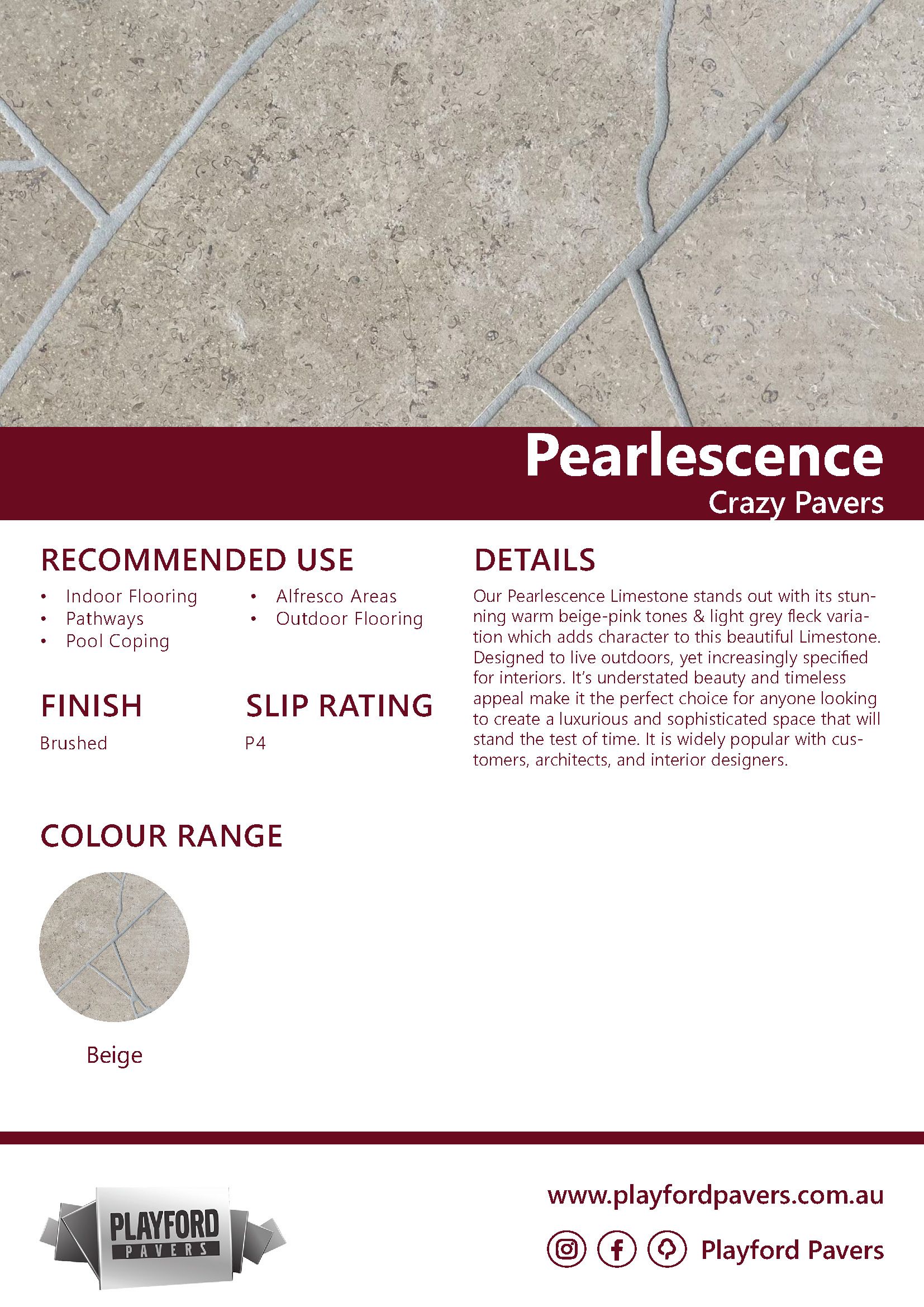 Crazy Pavers - Pearlescence