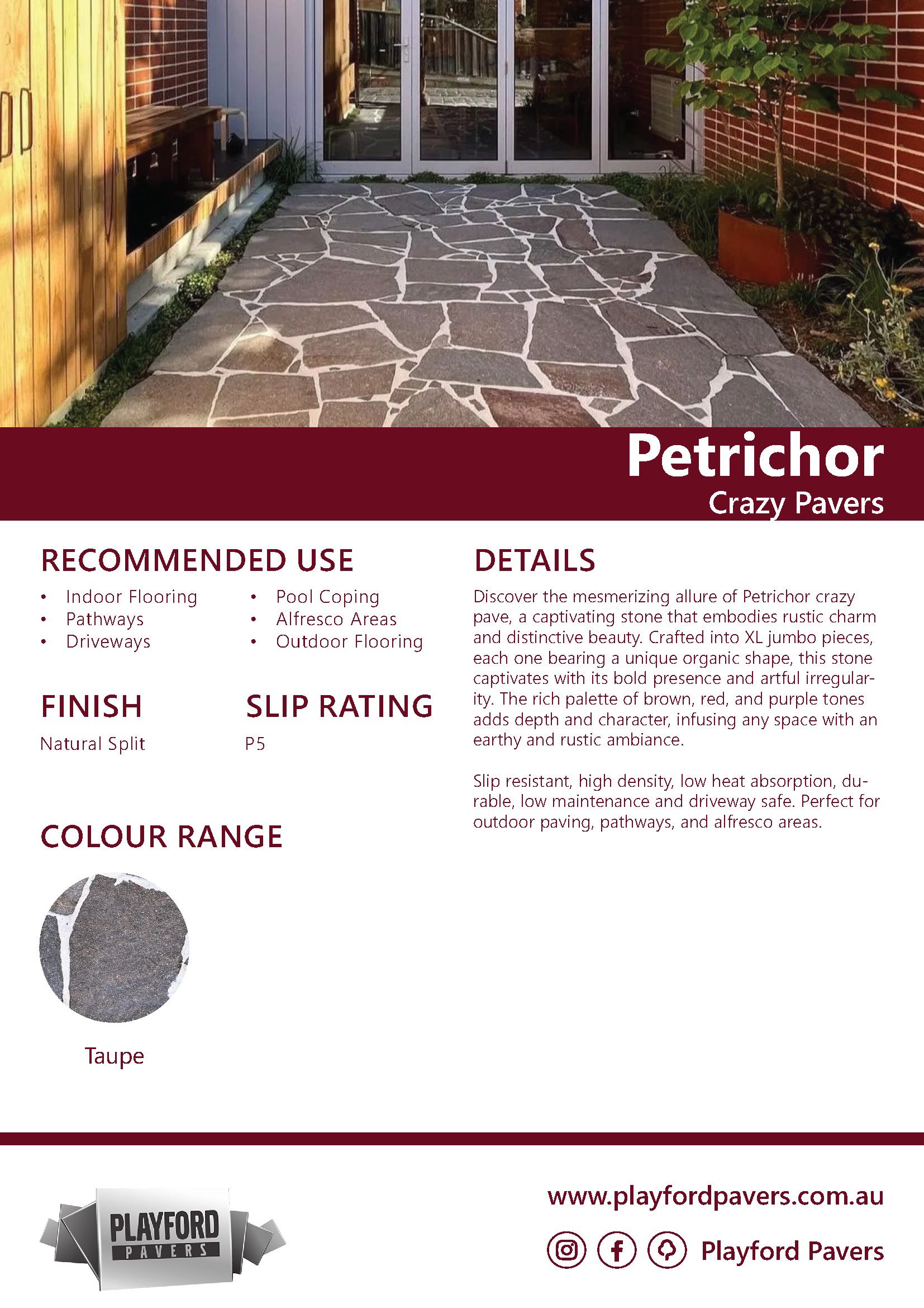 Crazy Pavers - Petrichor
