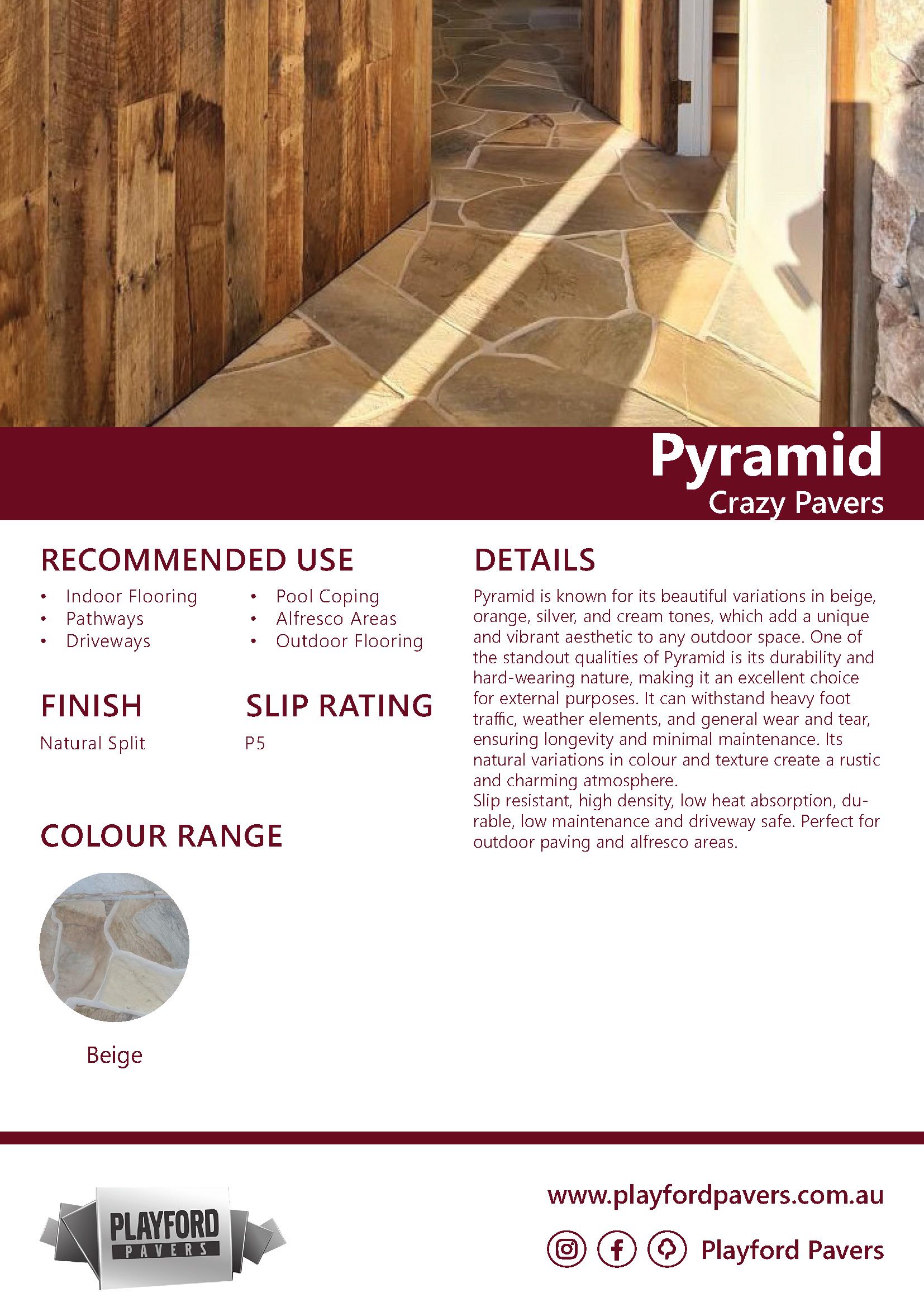 Crazy Pavers - Pyramid