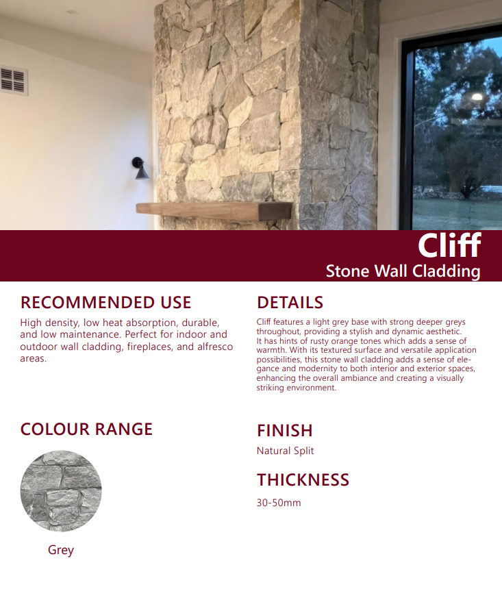 Stone Wall Cladding - Cliff