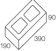 Traditional 200mm - Double Corner Half Height 20-71