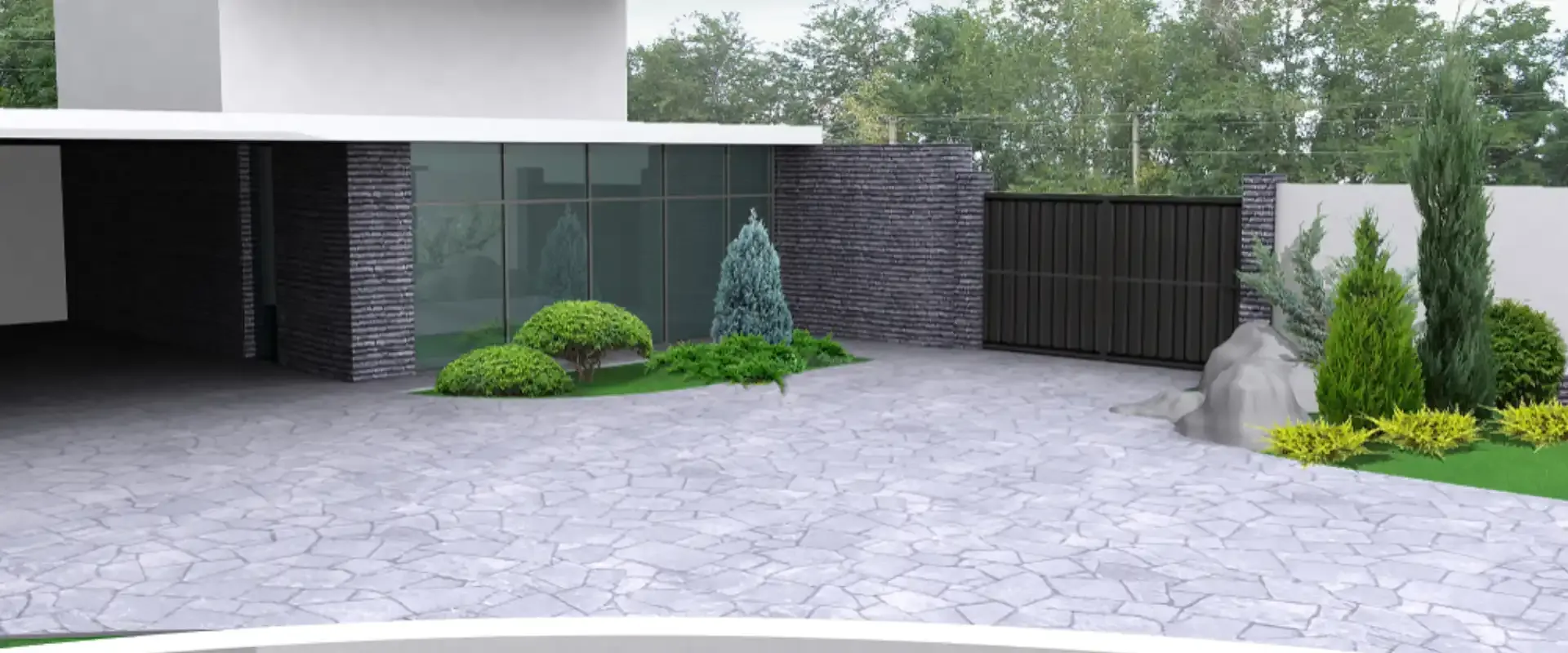 White Car on Driveway — Adelaide, SA — Playford Pavers