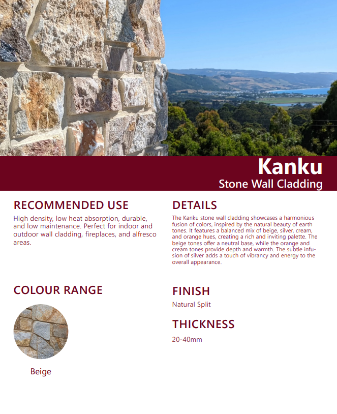 Stone Wall Cladding - Kanku
