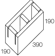 Traditional 200mm - Knock-out Bond Beam 20-20