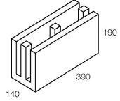 NM 150mm Series - Knockout Bond Beam 15-20