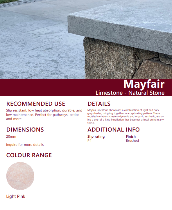 Limestone Pavers - Mayfair
