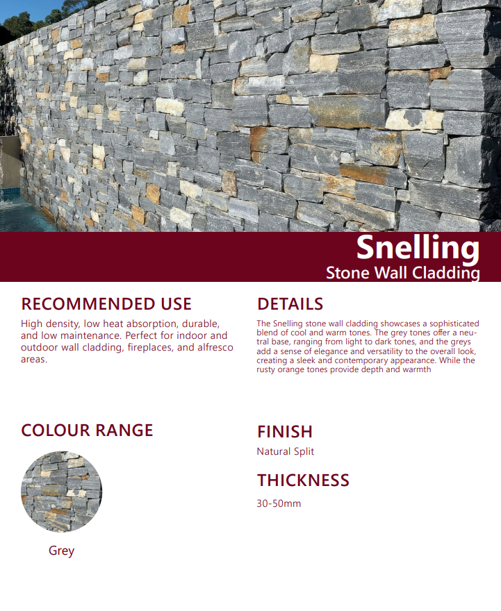 Stone Wall Cladding - Snelling