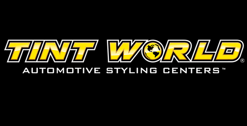The logo for tint world automotive styling centers