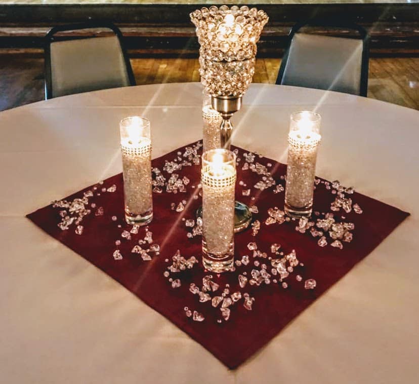 Customized centerpieces — Fort Wayne, IN — Goeglein's Catering