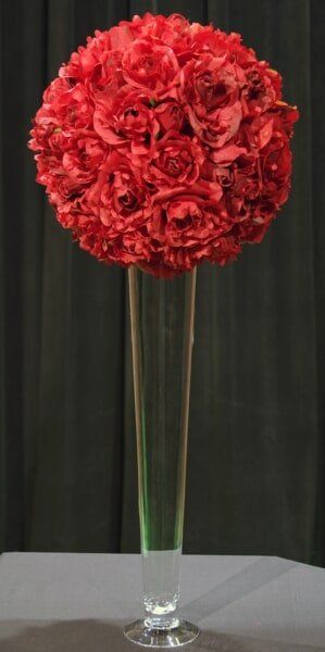 Bouquet of flower in tall vase — Fort Wayne, IN — Goeglein's Catering