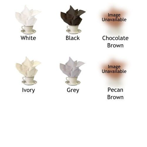 Neutral colors table napkins — Fort Wayne, IN — Goeglein's Catering