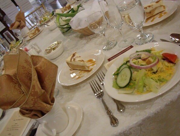 Vegetable salad and cake — Fort Wayne, IN — Goeglein's Catering