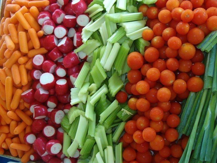 Fresh cut picnic vegetables — Fort Wayne, IN — Goeglein's Catering