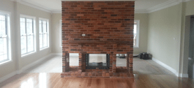 Brick Fireplace — Expert Bricklaying In Newcastle, NSW