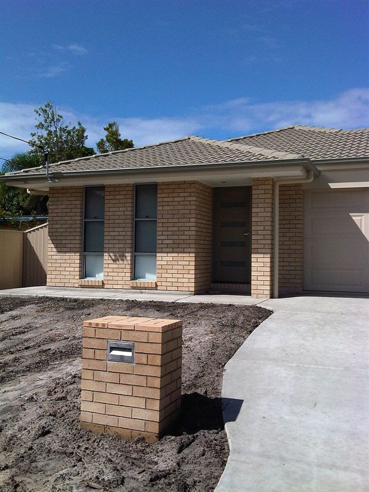 Front View Of The Brick House — Expert Bricklaying In Newcastle, NSW