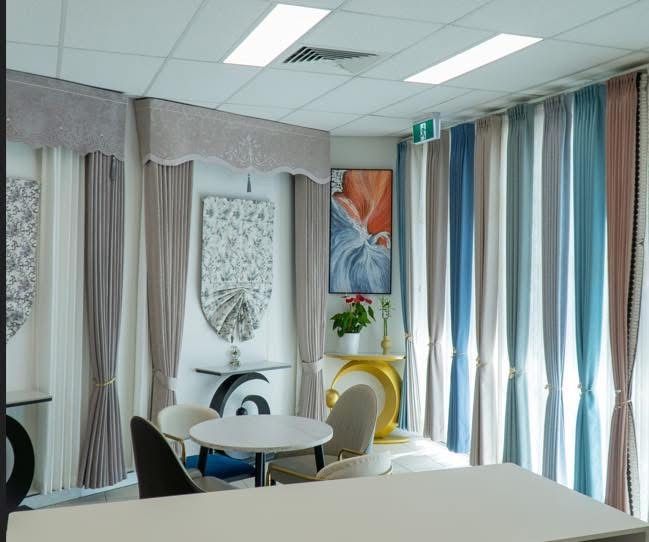 Room With Various Colorful Curtains on Display — U Curtains in Acacia Ridge, QLD