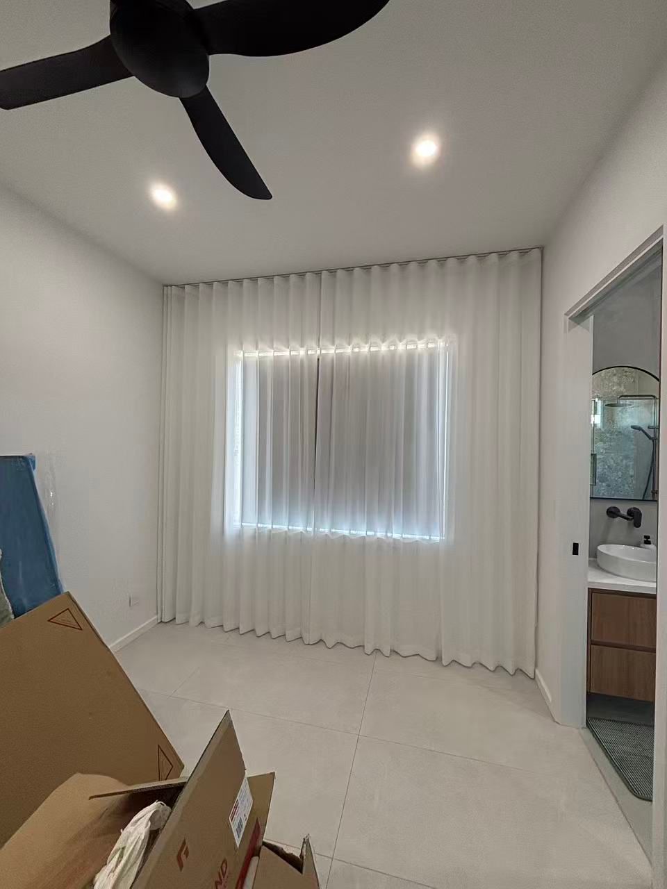 Room With White Curtains and a Window — U Curtains in Acacia Ridge, QLD