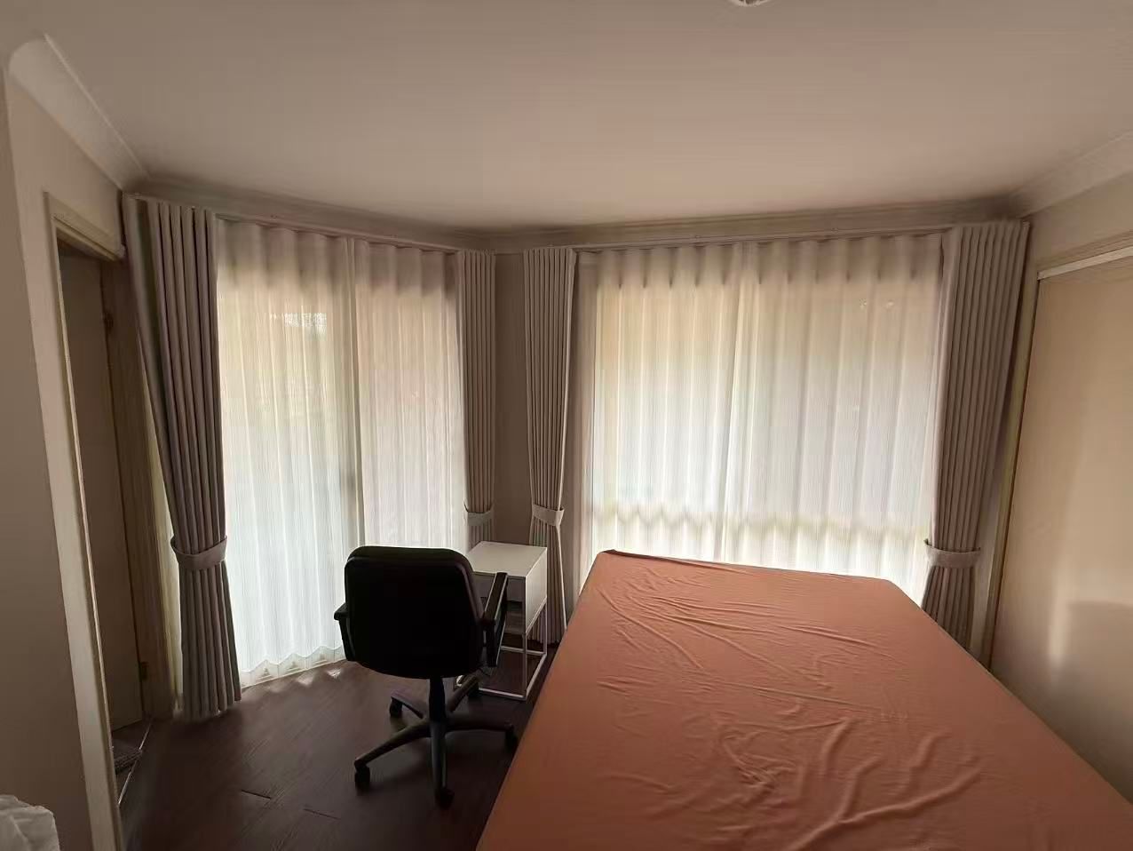 Room With Large Windows and Curtains — U Curtains in Acacia Ridge, QLD