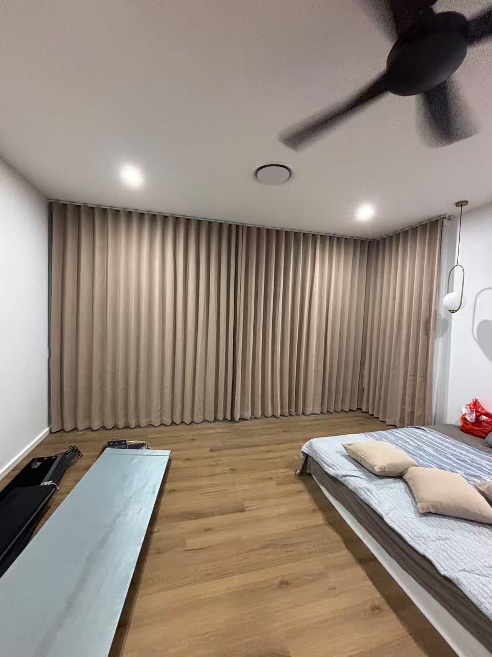 Beige Pleated Curtains — U Curtains in Acacia Ridge, QLD