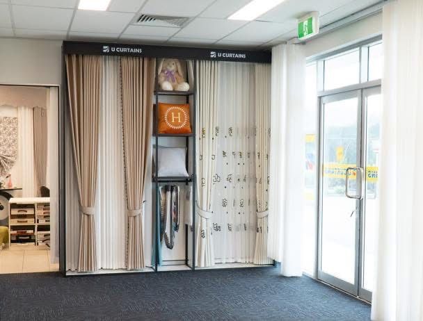 Curtain Display in a Store — U Curtains in Acacia Ridge, QLD