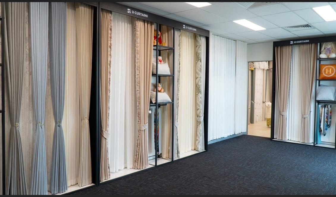 Curtain Display Room With Various Fabric — U Curtains in Acacia Ridge, QLD