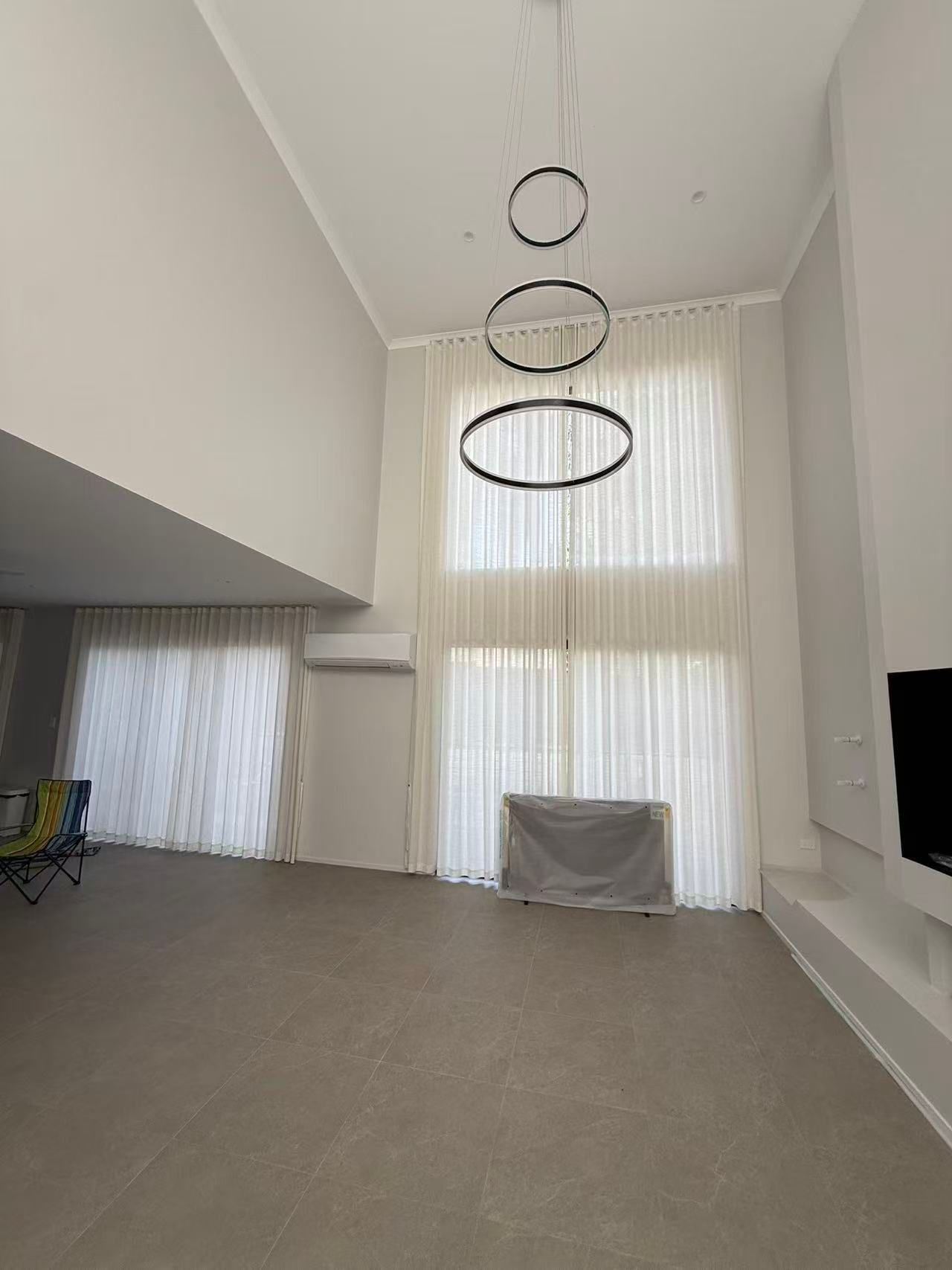 Spacious Living Room With High Ceilings — U Curtains in Acacia Ridge, QLD