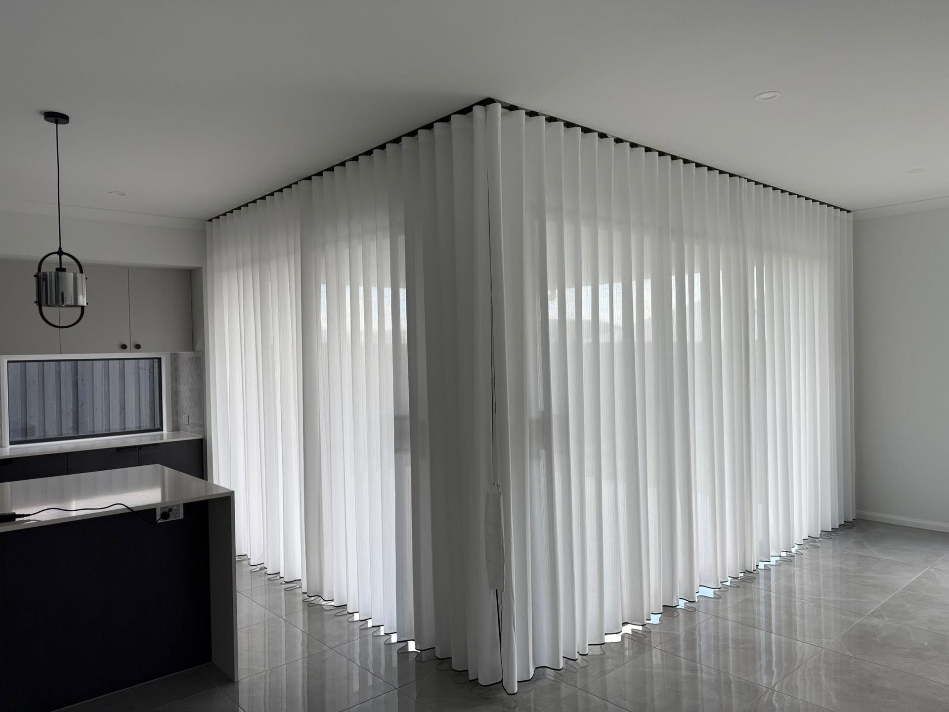 Luxurious Living Room with Ornate White Furniture — U Curtains in Acacia Ridge, QLD