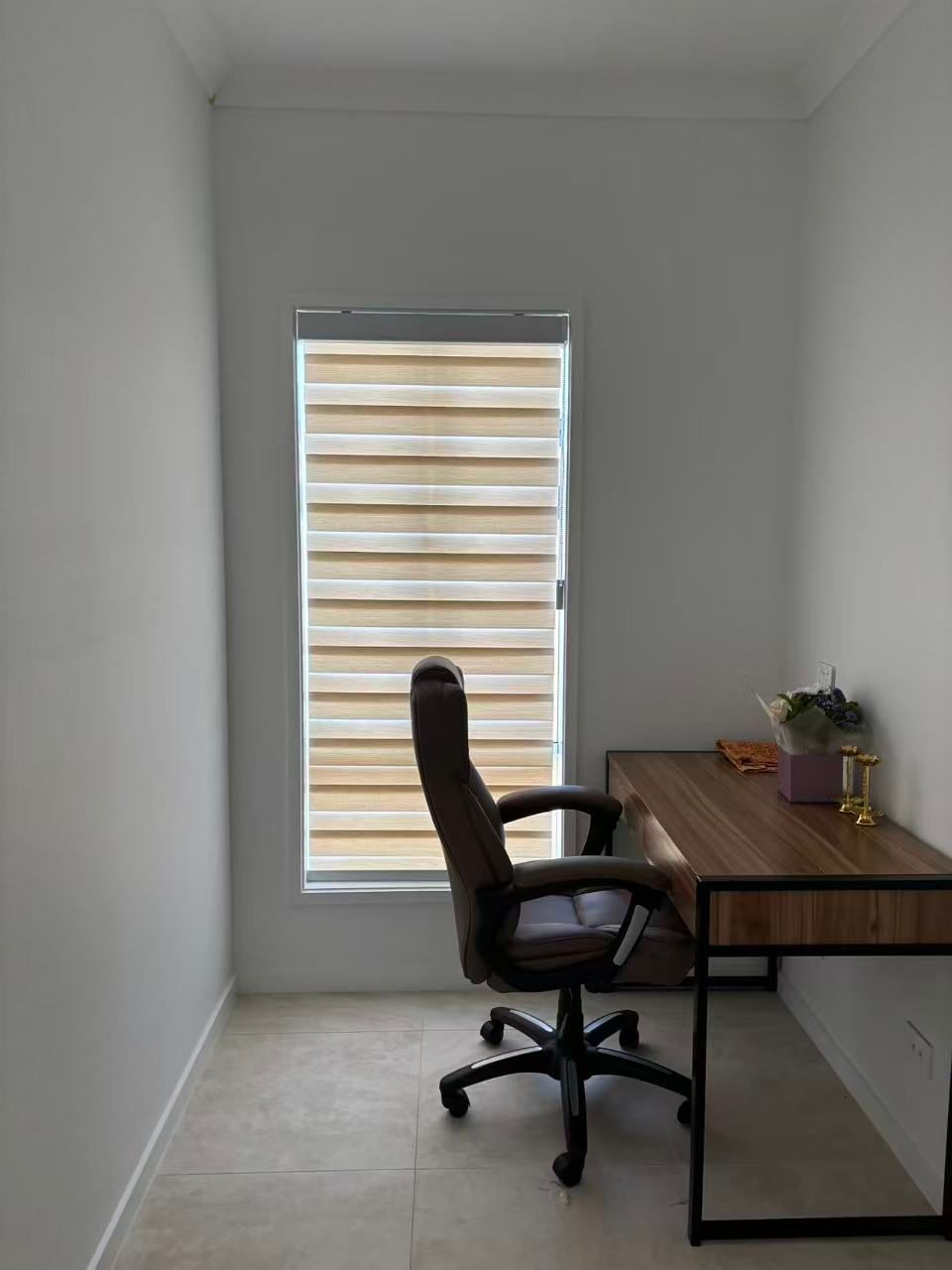Office Nook With Desk — U Curtains in Acacia Ridge, QLD