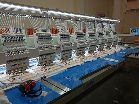 Bordadora Plana 8 cabezales 15 Agujas