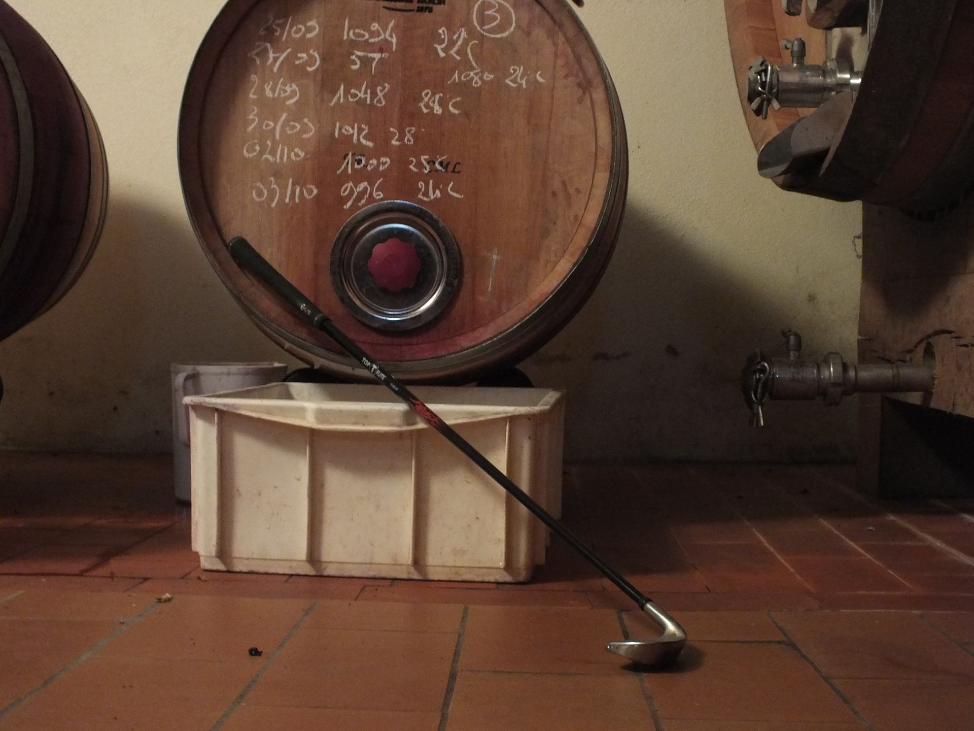 Oak barrel for Jollie's wine