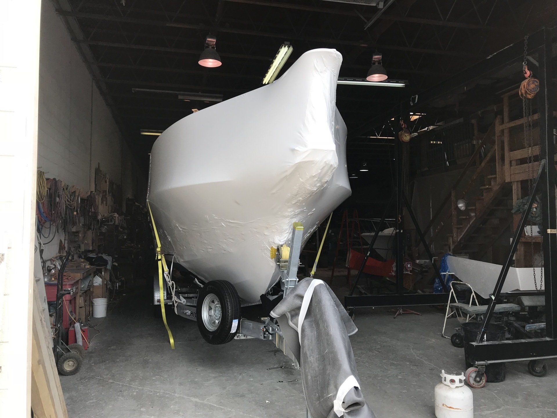  Boat shrink wrap
