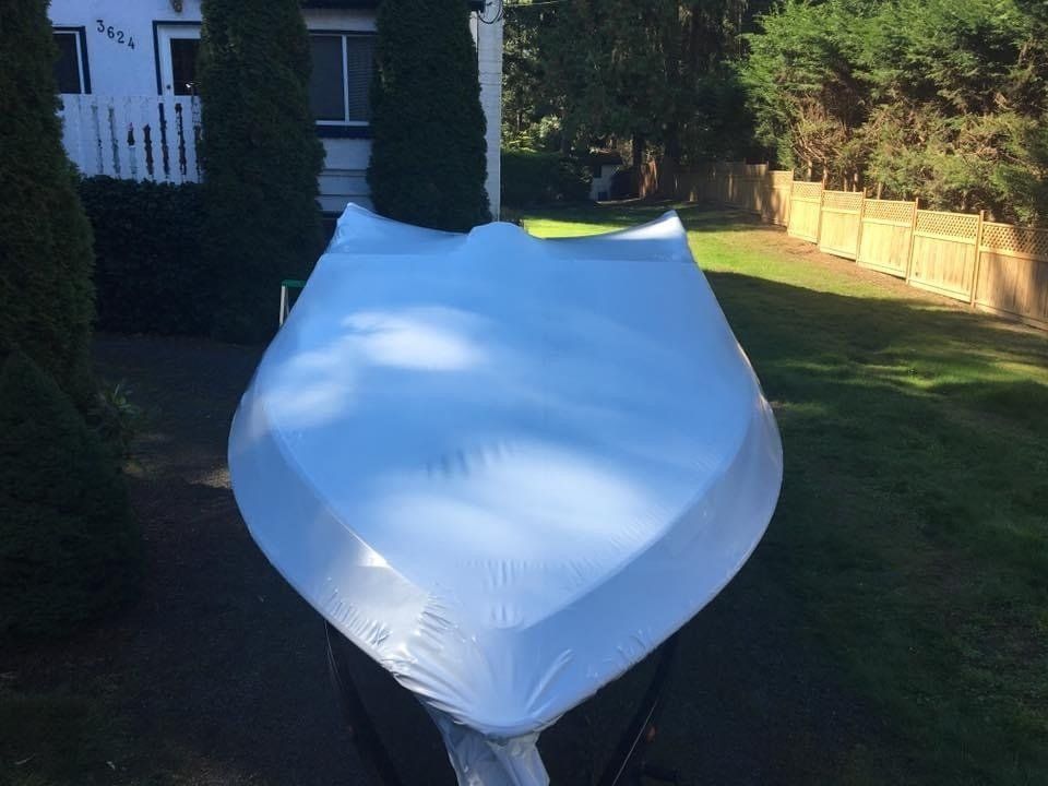  Boat shrink wrap