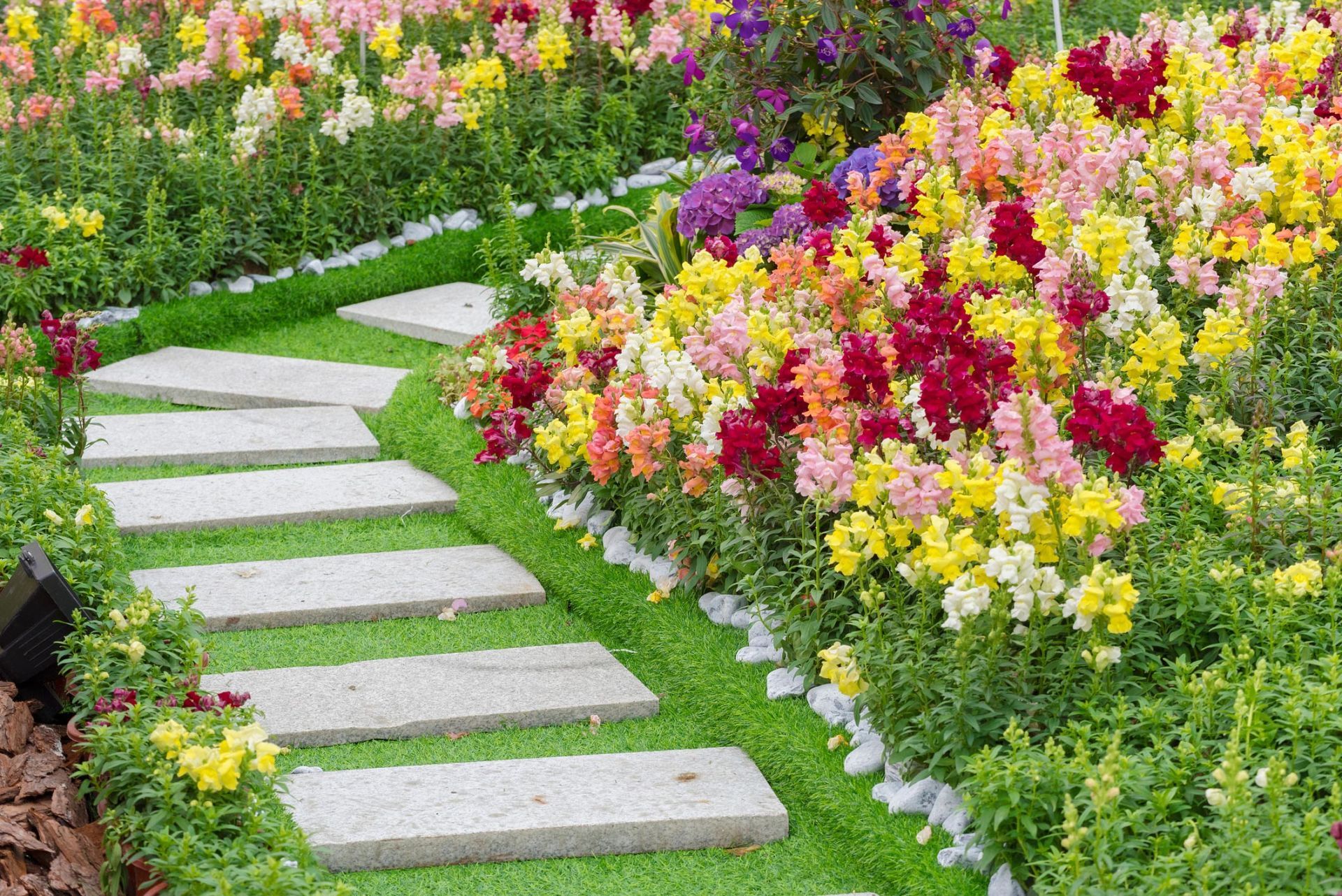 House Walkway With Different Kinds Of Flowers — York, PA —  Salem Springs Landscaping