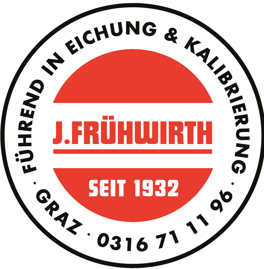 j. Frühwirth GmbH, Eichung, Kalibrierung, Logo