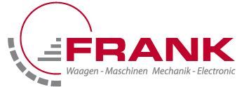 A logo for frank waagen maschinen mechanik electronic