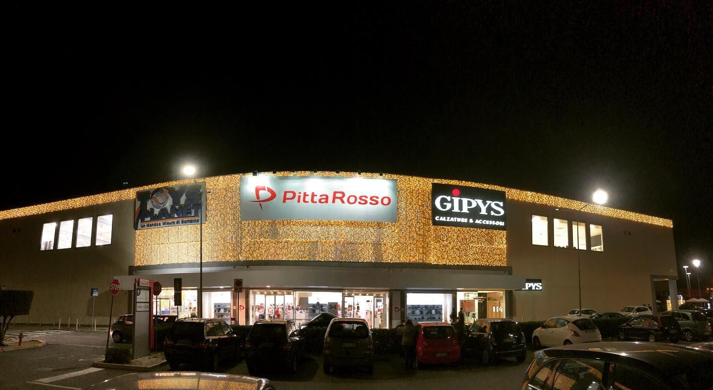 luminarie per centro commerciale