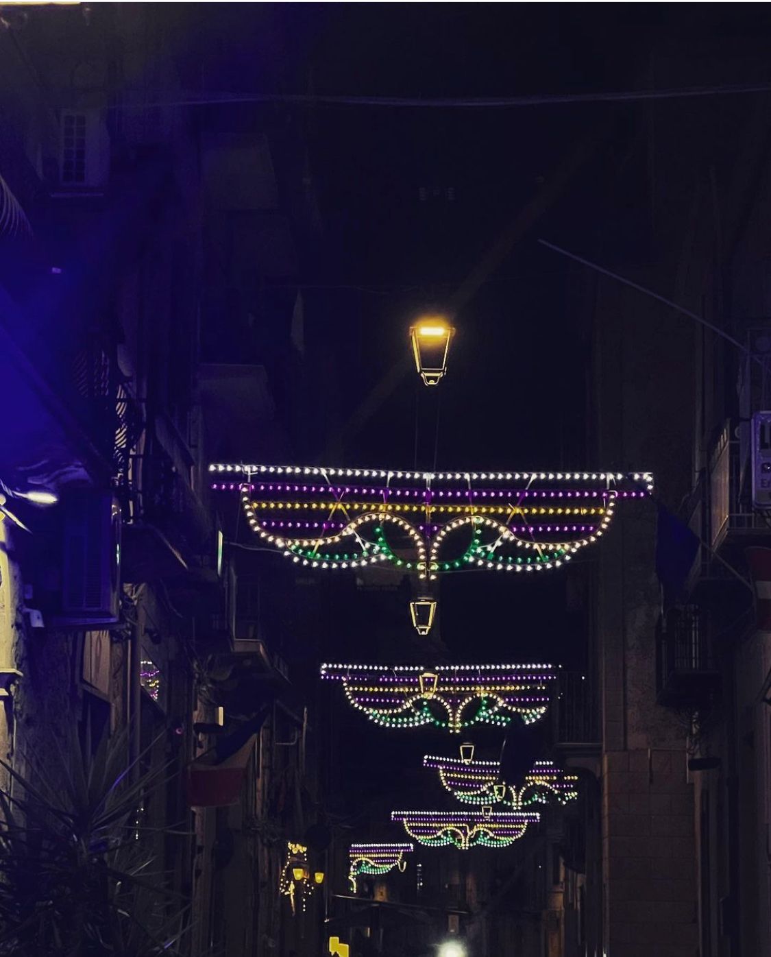 luminarie a forma di archi