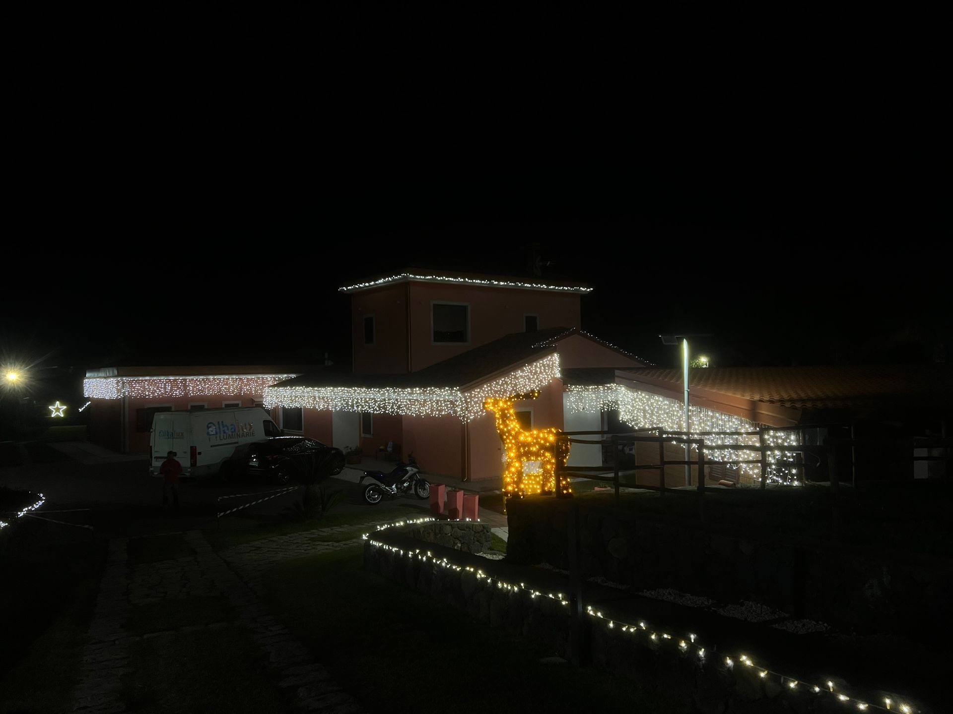 luminarie per centro commerciale