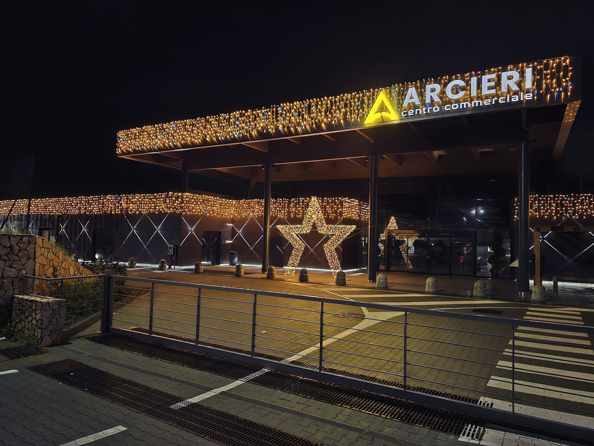 luminarie per centro commerciale