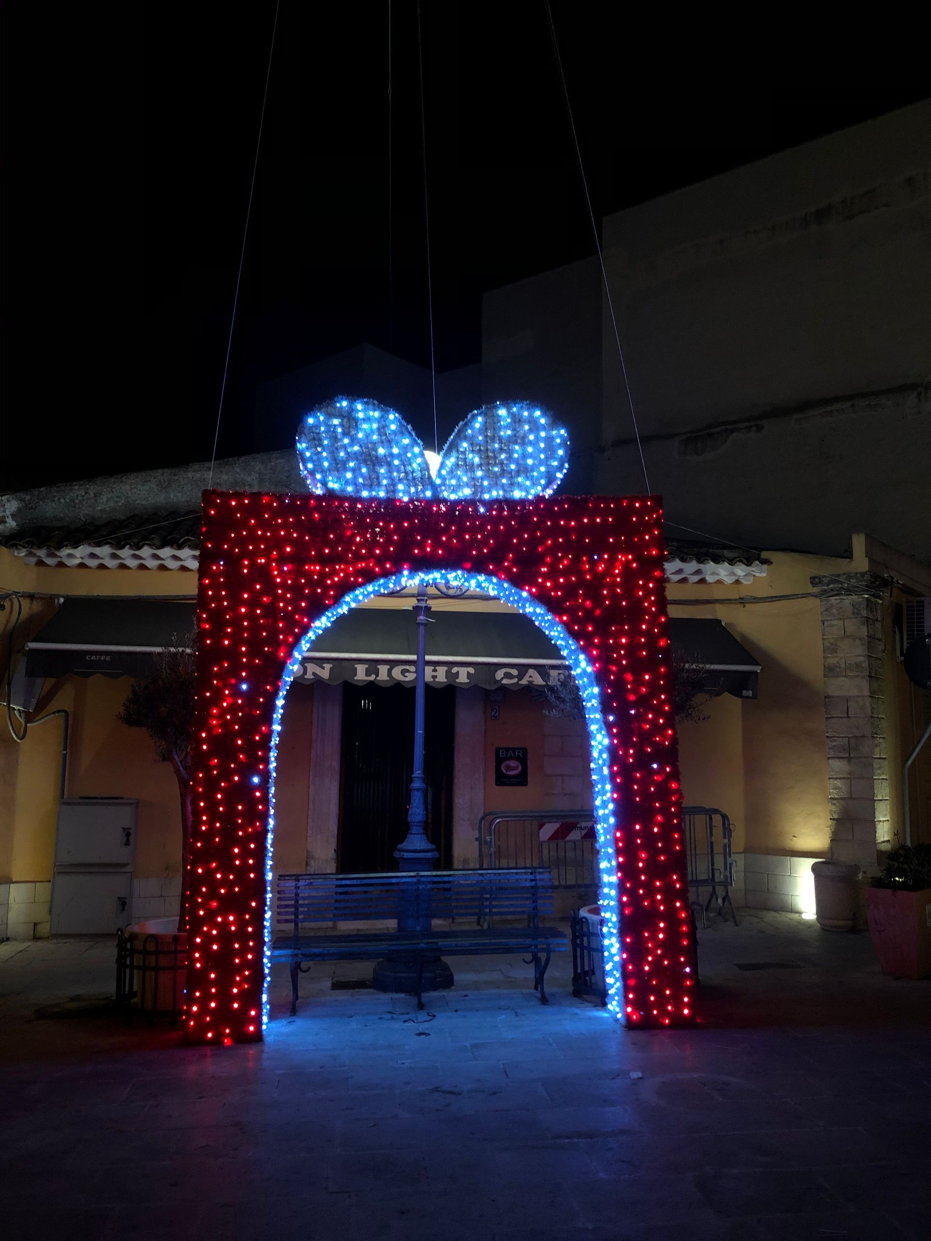 luminaria 3d pacco regalo