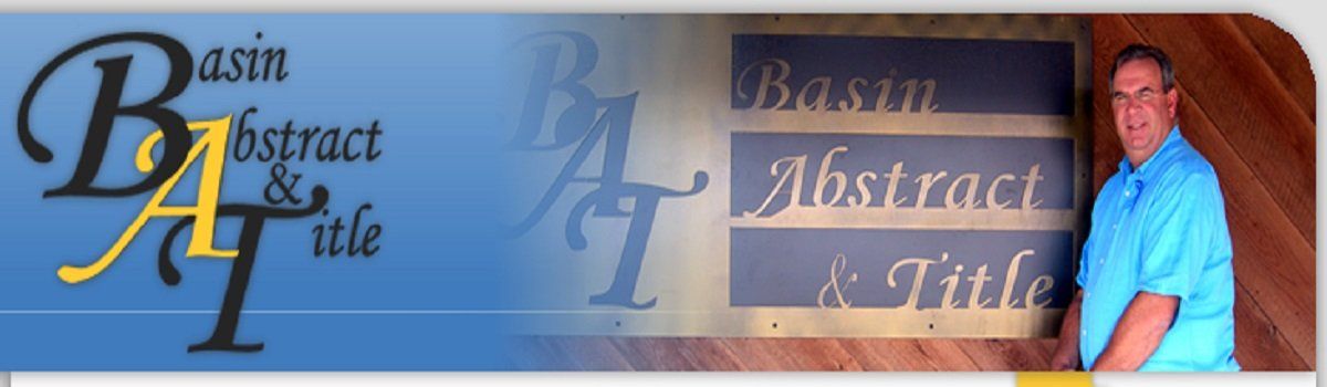 Basin Title & Abstract sign