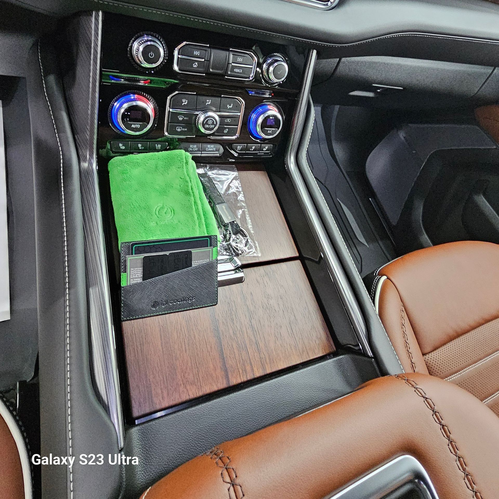 A picture of the interior of a car taken by a galaxy s23 ultra