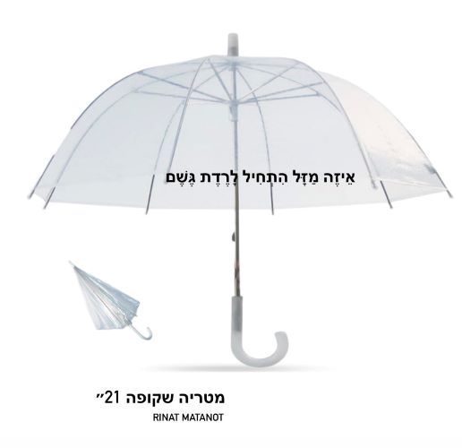 מטריה שקופה