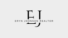 Logo: "EJ" initials, "ERYN JOHNSON REALTOR" text below in black on a light background.