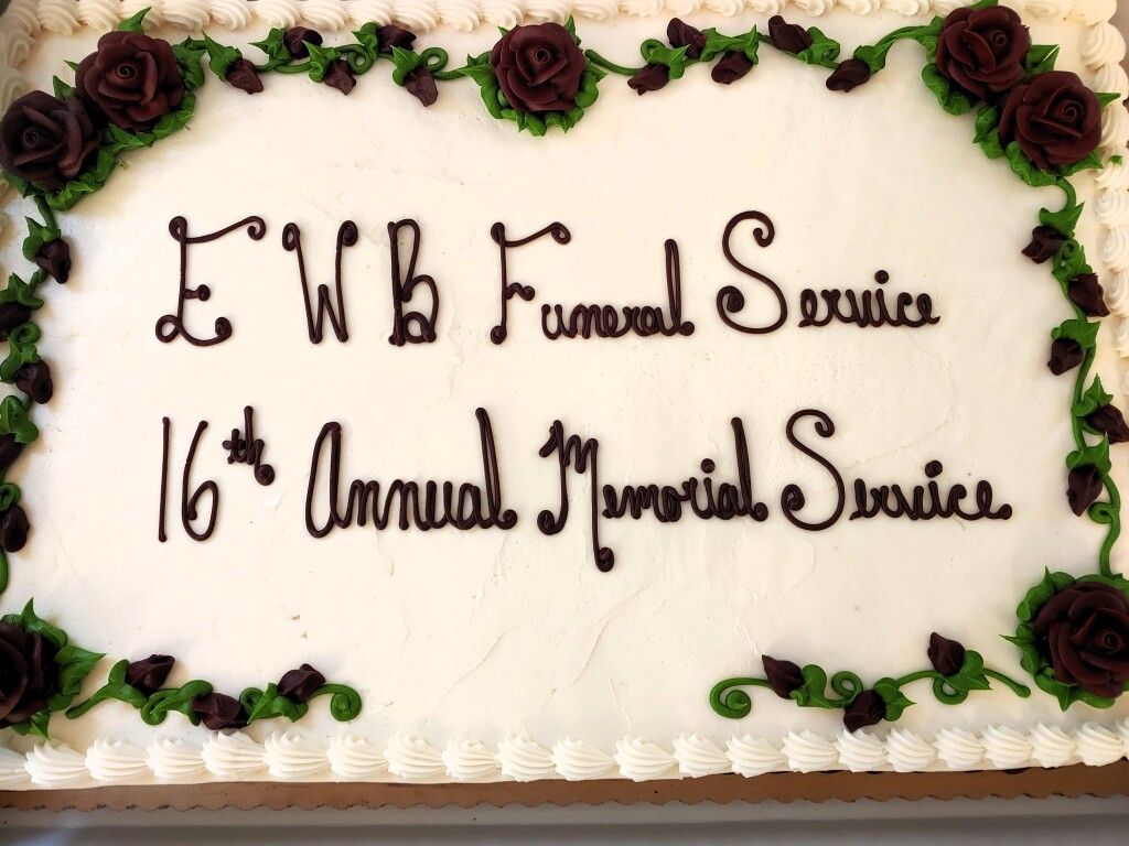 A cake for the 16th annual memorial service