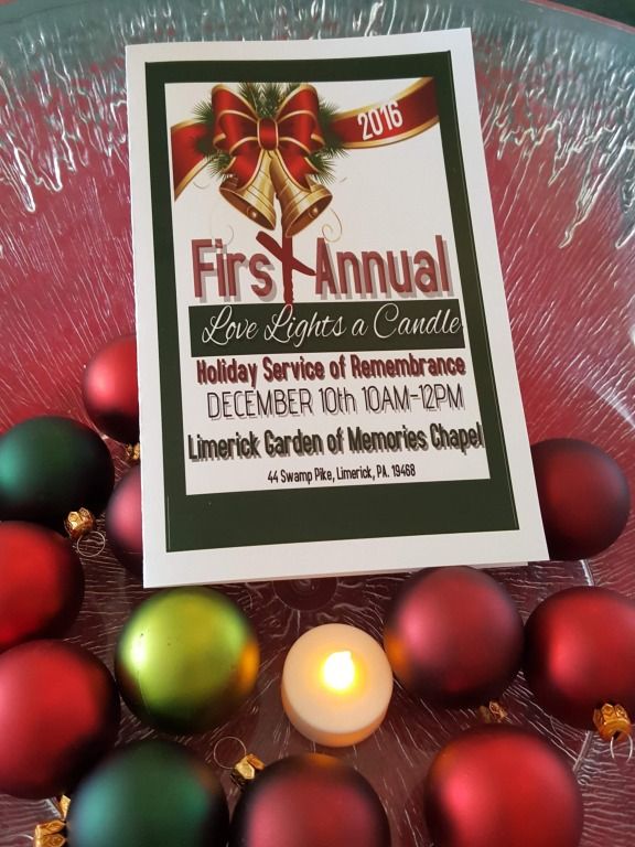 A flyer for the first annual live lights a candle