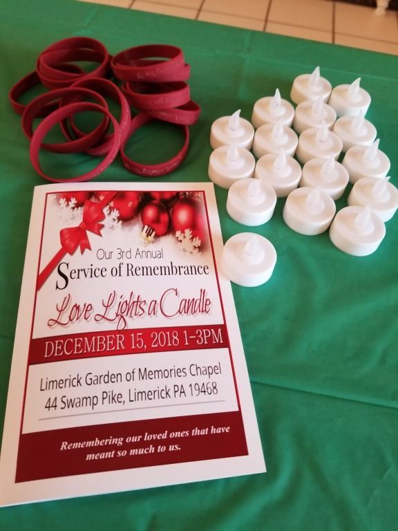 A service of remembrance is being held on december 15th