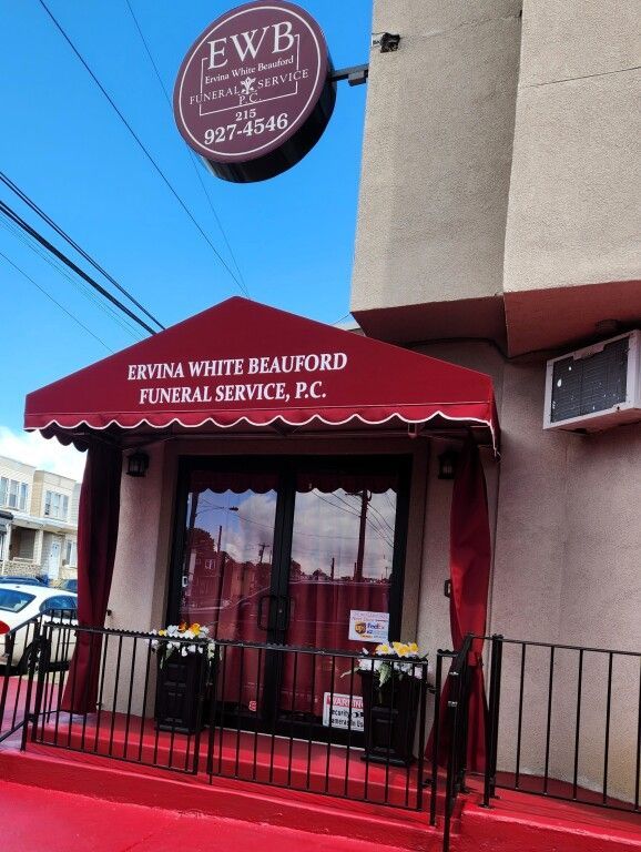 A building with a sign that says ewb on it